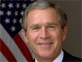 Président George W Bush