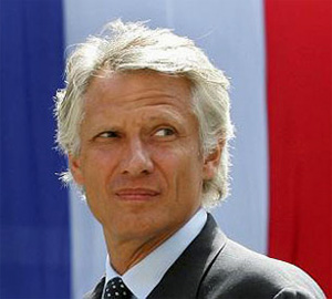 Sondages sur De Villepin